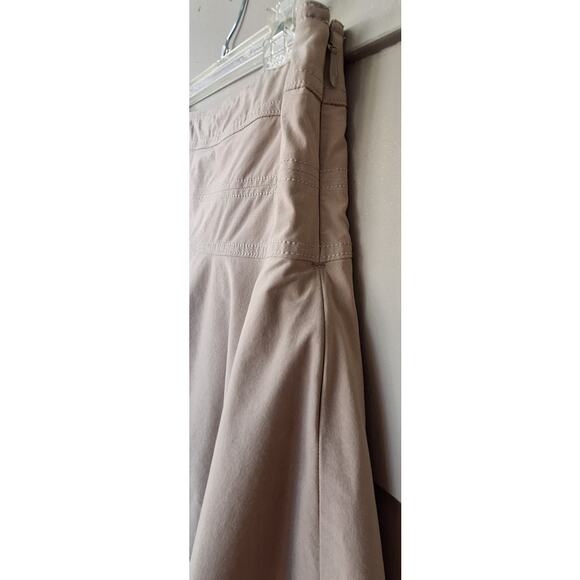 ATHLETA Tan Skort Tennis Mini Skirt Pickle Ball Pocket Athleisure Stretch Sz 6 - Picture 6 of 8